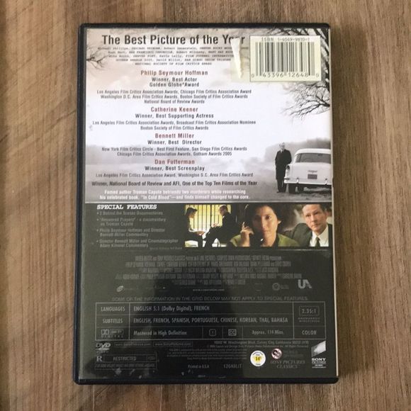 🌎 25% Off Bundles of 2+ items 🌎 Capote - DVD - Picture 2 of 3